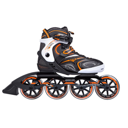 In-Line Skates, Black-Orange, Size 40