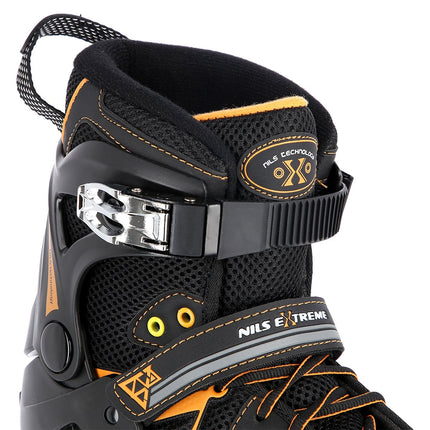 In-Line Skates, Black/Orange, Size 40