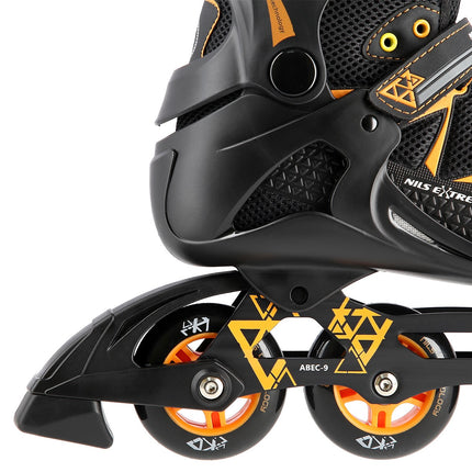 In-Line Skates, Black/Orange, Size 41