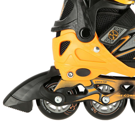 In-Line Skates, Black-Orange, Size L (39-42)