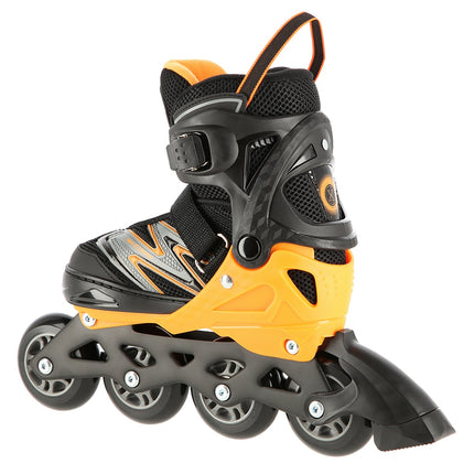 In-Line Skates, Black-Orange, Size M (35-38)