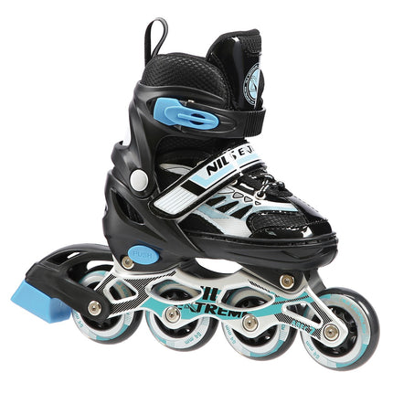 In-Line Skates, Black, Size M, Adjustable Fit