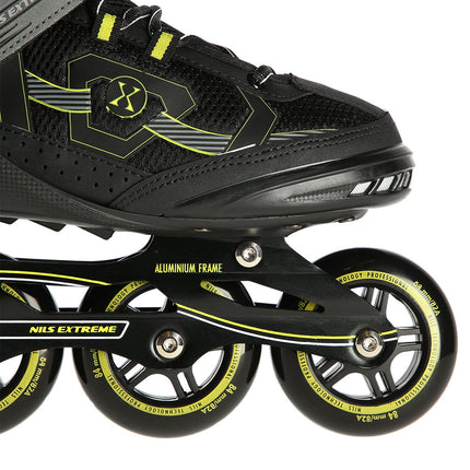 In-Line Skates, Black-Yellow, Size 41