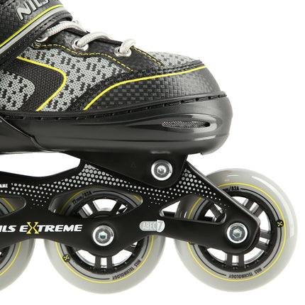 In-Line Skates, Black-Yellow, Size L (39-42)
