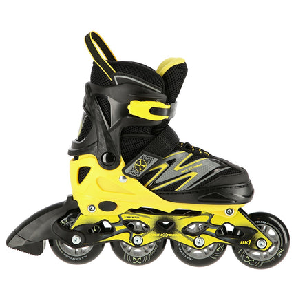 In-Line Skates, Black-Yellow, Size S (31-34)