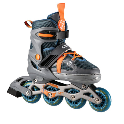 In-Line Skates, Gray-Orange, Size S (31-34)