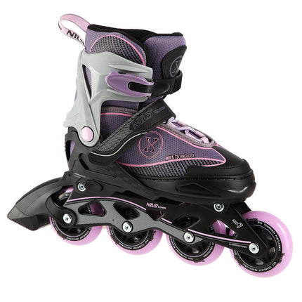 In-Line Skates, Gray-Violet, Size M (35-38)