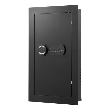 In-Wall Safe, 3-Tier, Password and Key, LED Light