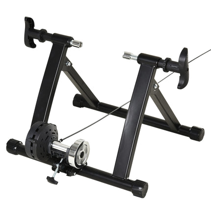 Indoor Bike Trainer - Magnetic, Collapsible, 26""-29"" Wheels