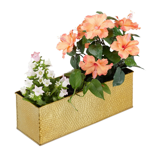Indoor Galvanized Iron Window Box Planter