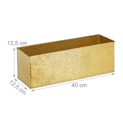 Indoor Galvanized Iron Window Box Planter
