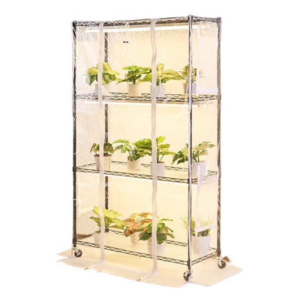 Indoor Greenhouse, 4-Tier 150cm, 180W Full Spectrum