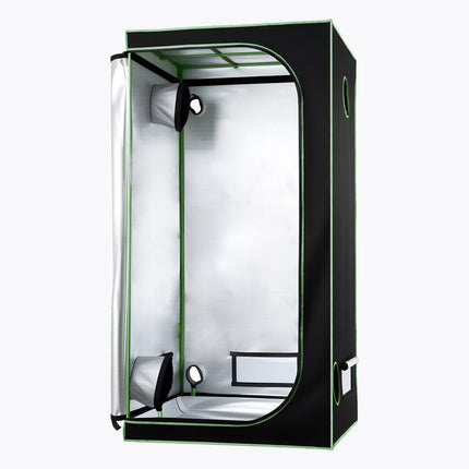 Indoor Grow Tent 100x100x200 cm, 600D Mylar, Window