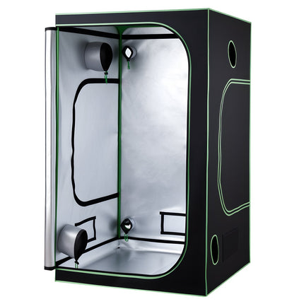 Indoor Grow Tent 120x120x200 cm, 600D Mylar, Tray