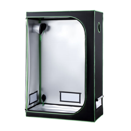 Indoor Grow Tent 120x60x180 cm, 600D Reflective, Window