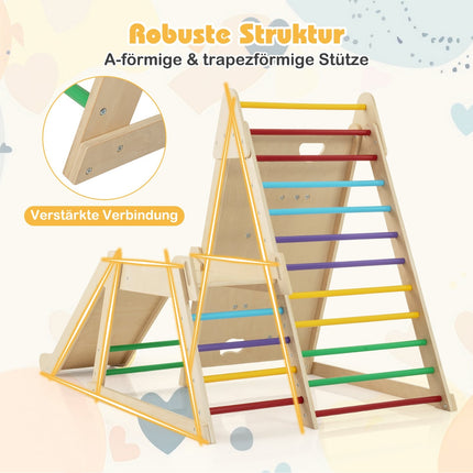 Indoor Jungle Gym with Slide and Climbing Ladders
