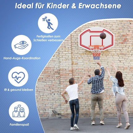 Indoor Mini Basketball Hoop – 45cm Rim, Durable Backboard
