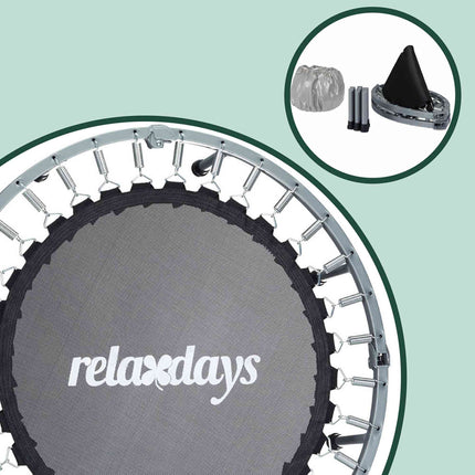 Indoor Mini Trampoline Ø95 cm – Foldable, Non-Slip