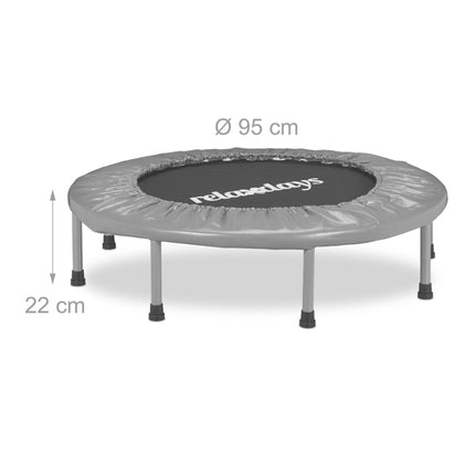 Indoor Mini Trampoline Ø95 cm – Foldable, Non-Slip