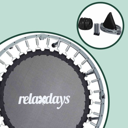 Indoor Mini Trampoline Ø95 cm – Foldable, Non-Slip Feet