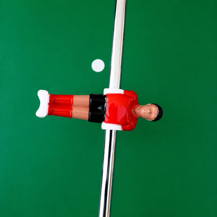 Indoor Table Football with 3 Balls – Black, MDF, 73.5cm