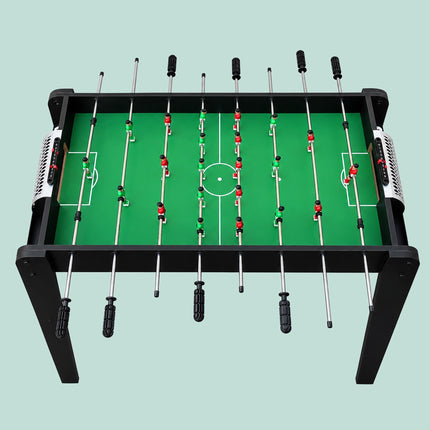 Indoor Table Football with 3 Balls – Black, MDF, 73.5cm
