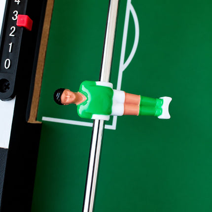 Indoor Table Football with 3 Balls – Black, MDF, 73.5cm