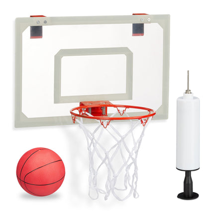 Indoor basketball hoop