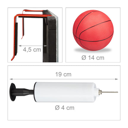 Indoor basketball hoop