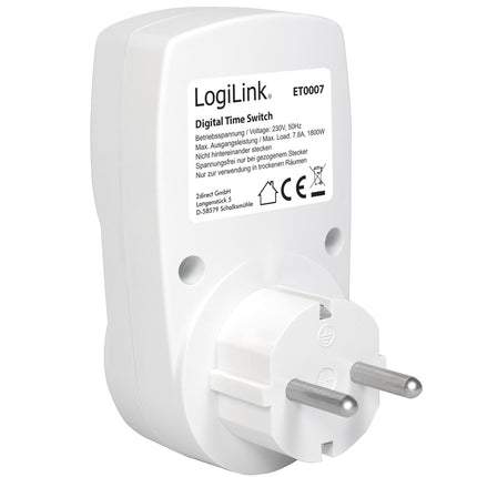Indoor timer Digital 1800W