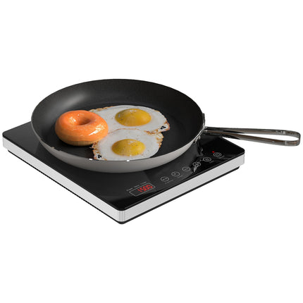 Portable single induction hob, 2000W, 10 power levels, black