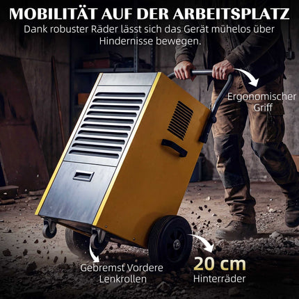 Industrial Dehumidifier, 70L/Day, Continuous Drainage