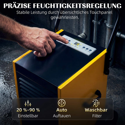 Industrial Dehumidifier, 70L/Day, Continuous Drainage