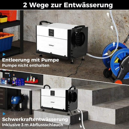 Industrial Dehumidifier, 73.5L/Day, 3 Modes, 24H Timer
