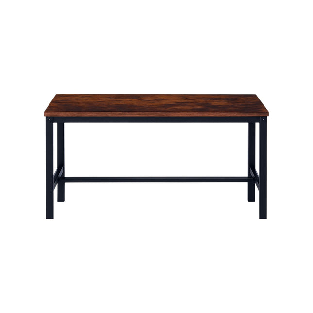 Industrial Dining Benches Set of 2 – Wood and Iron