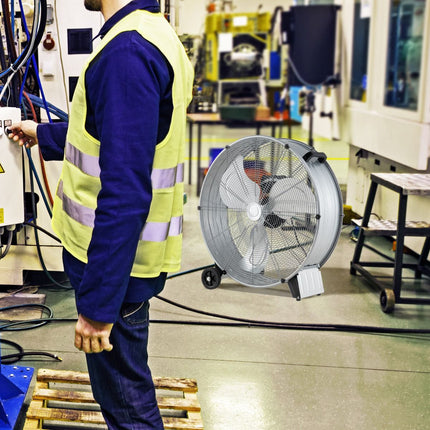 Industrial Drum Fan 65 cm, 3-Speed, 1300 CFM