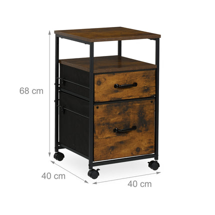 Industrial File Cabinet with Hanging File Drawer