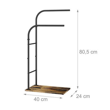 Industrial Towel Rack with Shelf – Freestanding, Space-Saving