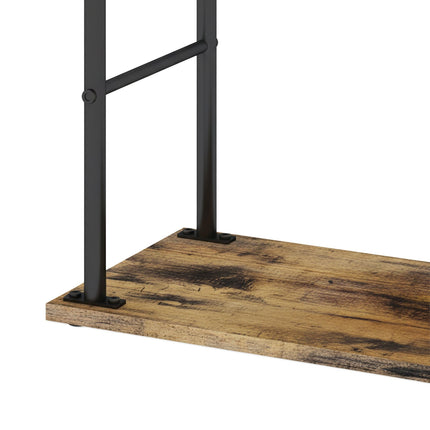 Industrial Towel Rack with Shelf – Freestanding, Space-Saving