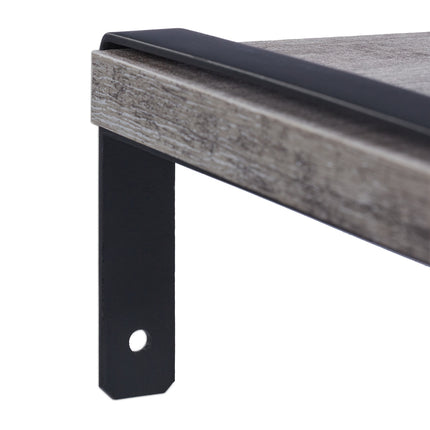 Industrial wall shelf set of 3