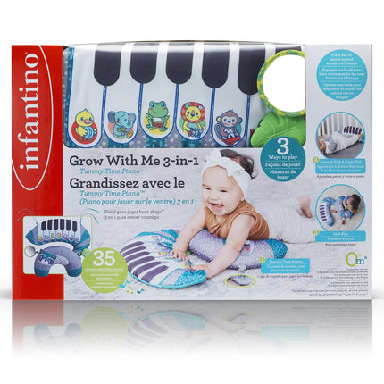 Infantino Grow With Me 3-In-1 Tummy Time Piano