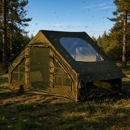 Inflatable 6-Person Tent, Waterproof, 420D Oxford Fabric