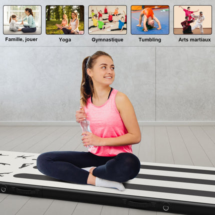 Inflatable Air Track Gymnastics Mat 300x100x10 cm, Pump