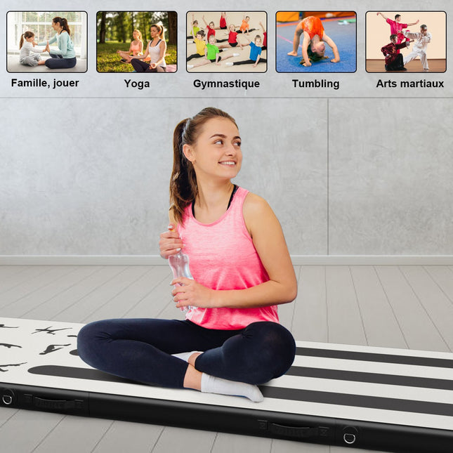Inflatable Air Track Gymnastics Mat 300x100x10 cm, Pump
