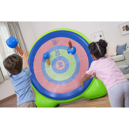 Inflatable Backyard Target Game with Balls & Axes