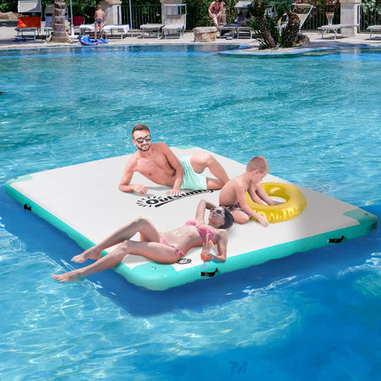 Inflatable swimming pool, 500 kg, sun lounger by the pool/lake, 304x204 cm
