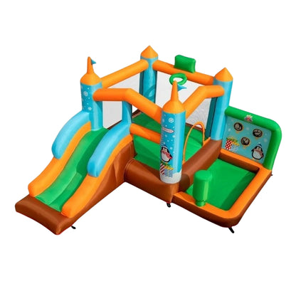 Inflatable Bouncy Castle Penguin Inflatable Castle (Without Blower)