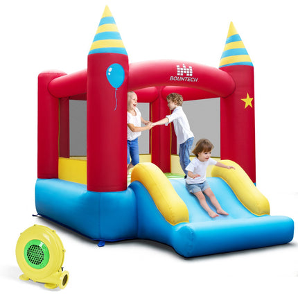 Inflatable Bouncy Castle With Slide, 480W, 190 x 260 cm