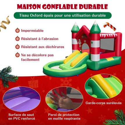 Inflatable Bouncy Castle With Slide, Blower, 390x210x220 cm