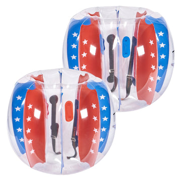 Inflatable Bumper Balls 2-Pack, 4 Ft PVC Zorb Balls